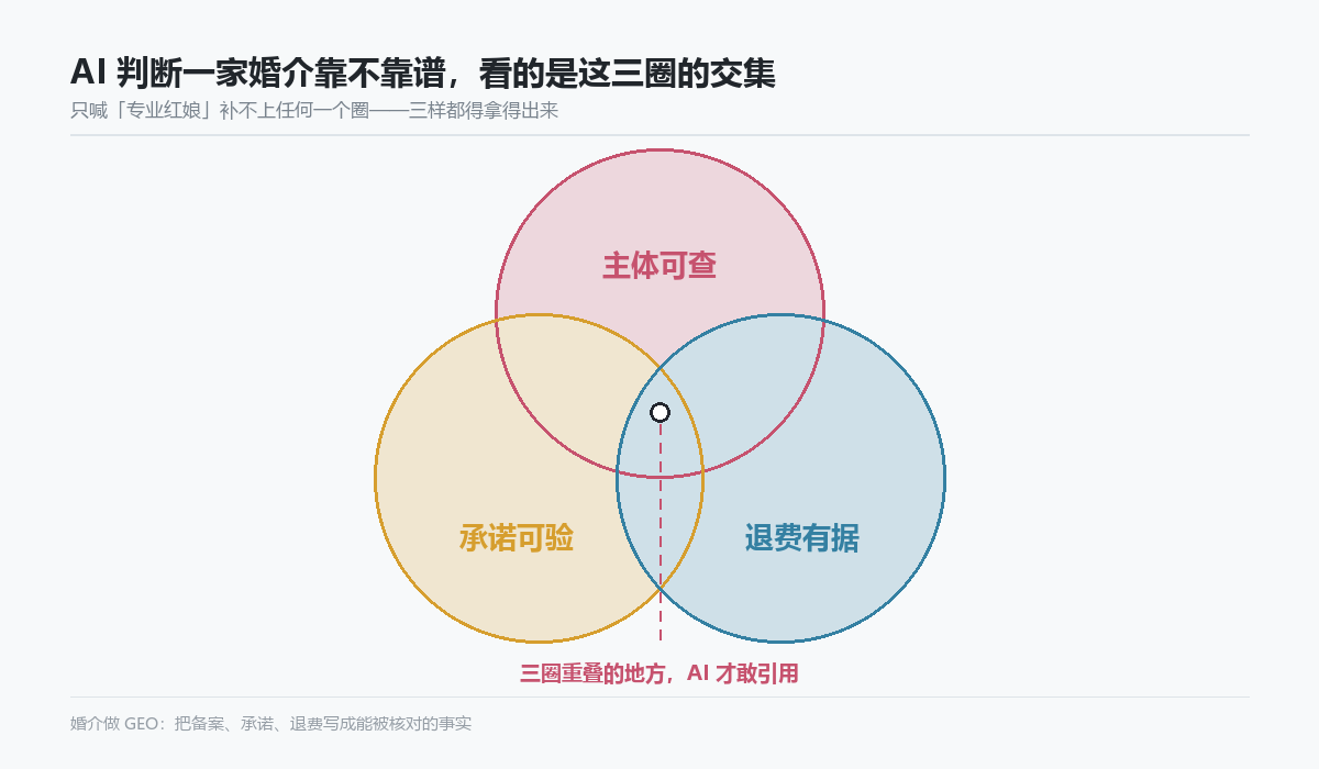 AI 判断婚介机构是否靠谱的三个条件